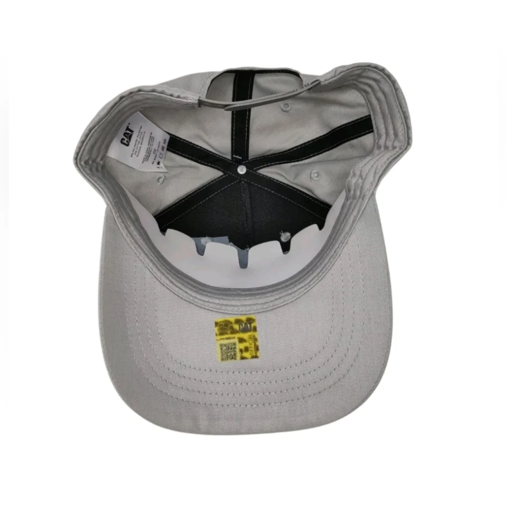 Caterpillar CAT Equipment - Gray - Rubber Patch - Snapback Hat/Cap